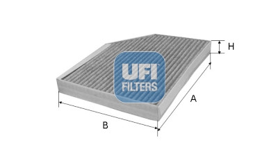 Filtro de ar para cabine UFI 54.168.00