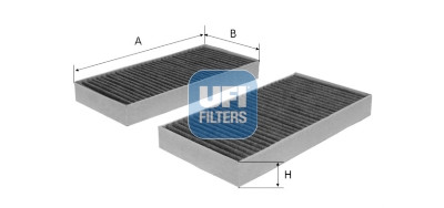 Filtro de ar para cabine UFI 54.173.00