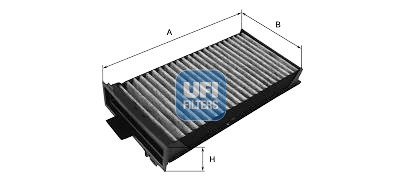 Filtro de ar para cabine UFI 54.237.00