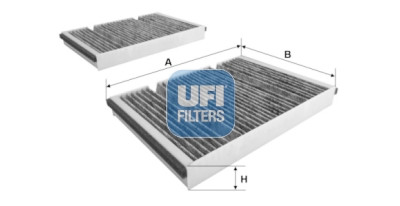 Filtro de ar para cabine UFI 54.294.00