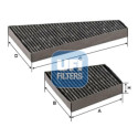 Filtro de ar para cabine UFI 54.302.00
