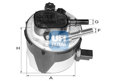 Filtro de combustível UFI 55.170.00