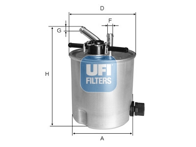 Filtro de combustível UFI 55.394.00