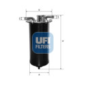 Filtro de combustível UFI 55.411.01