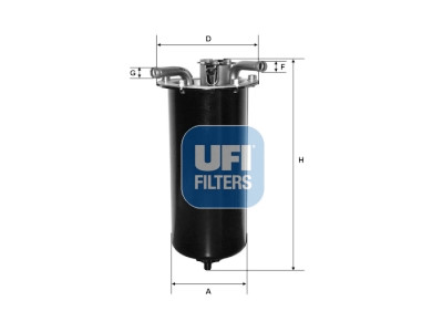 Filtro de combustível UFI 55.411.01