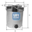 Filtro de combustível UFI 55.582.00