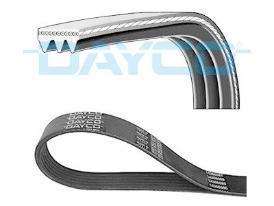 Correia trapezoidal nervurada DAYCO 3 PK 675