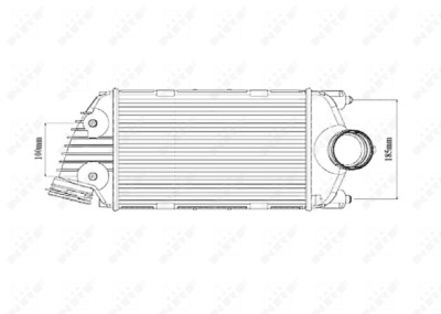 Radiador do ar de sobrealimentação