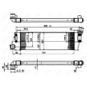 Resfriador de ar de admissão NRF 30899