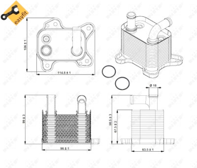 Radiador de óleo, óleo do motor