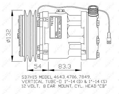 Compressor, ar condicionado