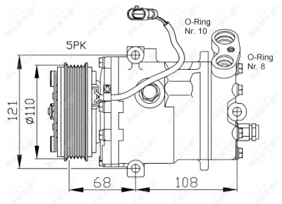 Compressor, ar condicionado