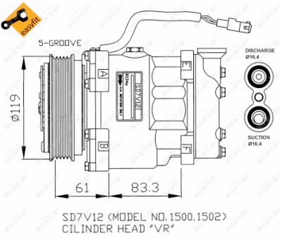 Compressor, ar condicionado