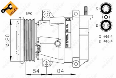 Compressor, ar condicionado