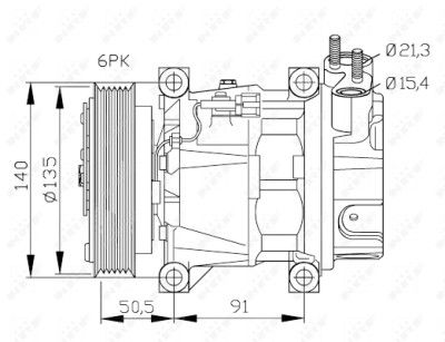 Compressor, ar condicionado