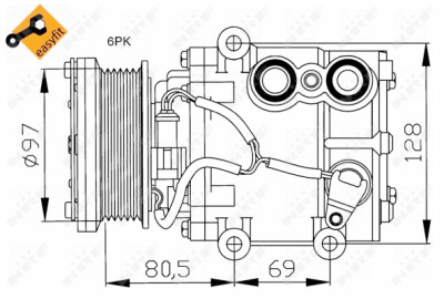 Compressor, ar condicionado