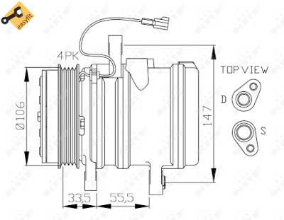 Compressor, ar condicionado