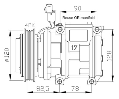 Compressor, ar condicionado