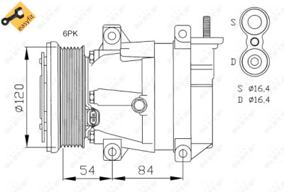 Compressor, ar condicionado