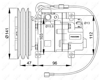 Compressor, ar condicionado