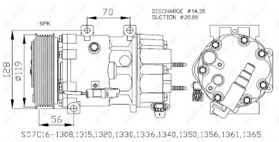 Compressor, ar condicionado
