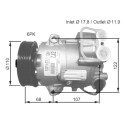 Compressor, ar condicionado