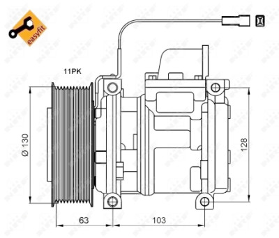 Compressor, ar condicionado