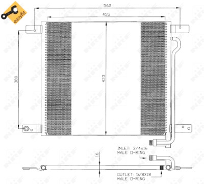 Condensador, ar condicionado