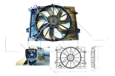 Ventilador, refrigeração do motor