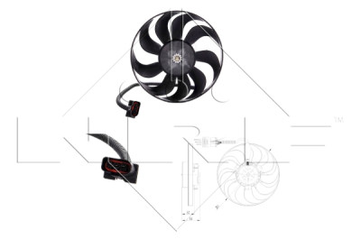 Ventilador, refrigeração do motor