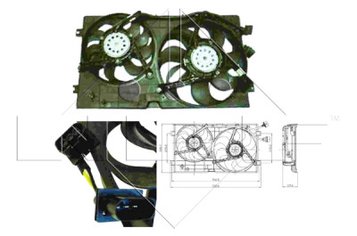 Ventilador, refrigeração do motor