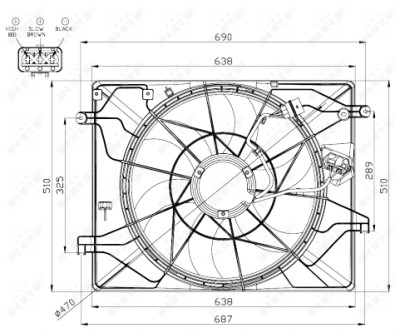 Ventilador, refrigeração do motor