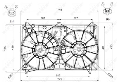 Ventilador, refrigeração do motor