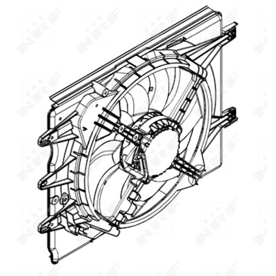 Ventilador, refrigeração do motor