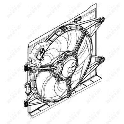 Ventilador, refrigeração do motor