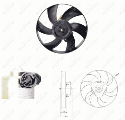 Ventilador, refrigeração do motor