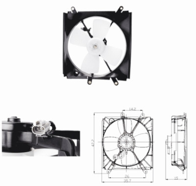 Ventilador, refrigeração do motor
