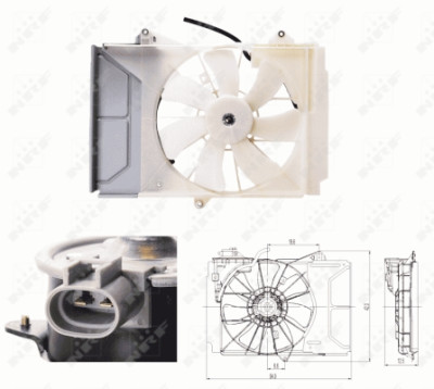 Ventilador, refrigeração do motor