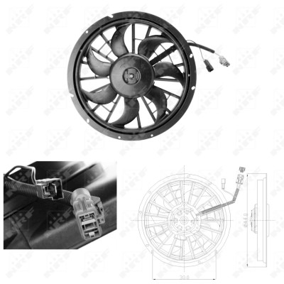 Ventilador, refrigeração do motor