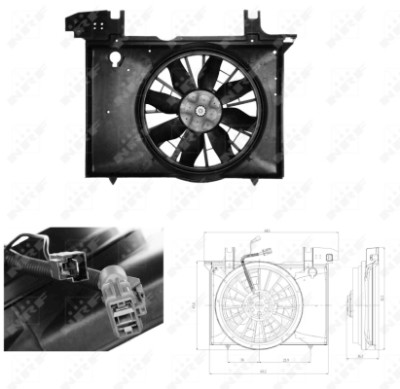 Ventilador, refrigeração do motor