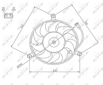 Ventilador, refrigeração do motor