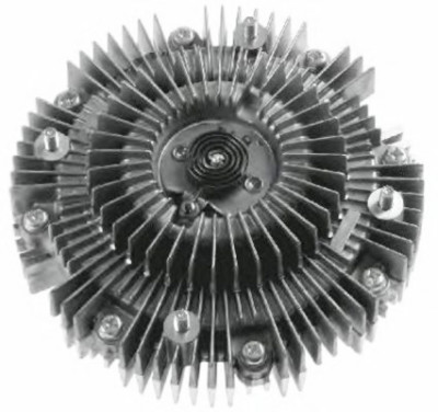 Embraiagem, ventilador do radiador