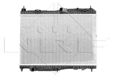Radiador, refrigeração do motor NRF 53044