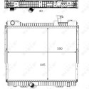 Radiador, refrigeração do motor NRF 58484