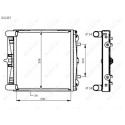 Radiador, refrigeração do motor NRF 59131