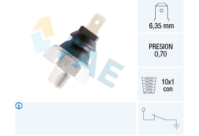 Interruptor de controle de pressão de óleo FAE 11720
