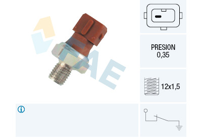Interruptor de controle de pressão de óleo FAE 12410