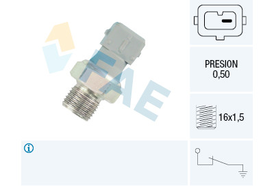 Interruptor de controle de pressão de óleo FAE 124-60