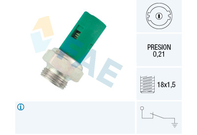 Interruptor de pressão do óleo
