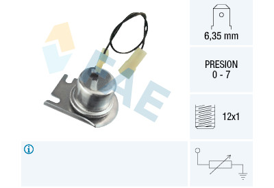 Sensor, pressão do óleo